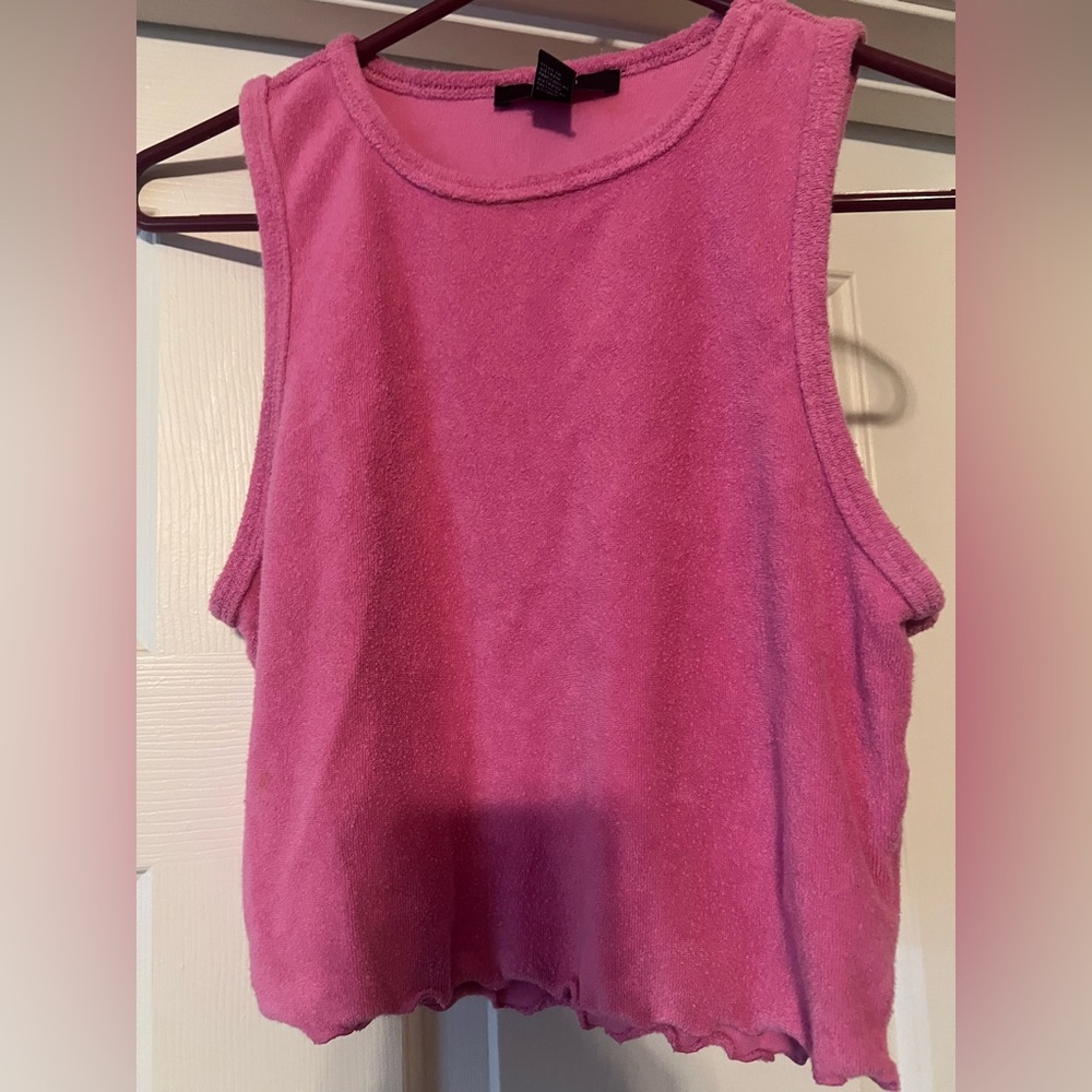 Forever 21 Pink Sleeveless Tank Top
